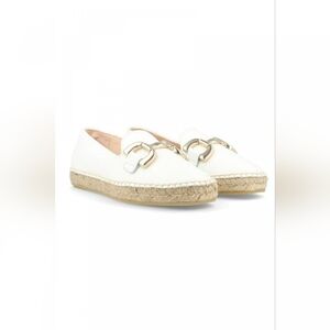Ateliers Paris Espadrille White /‎ Silver